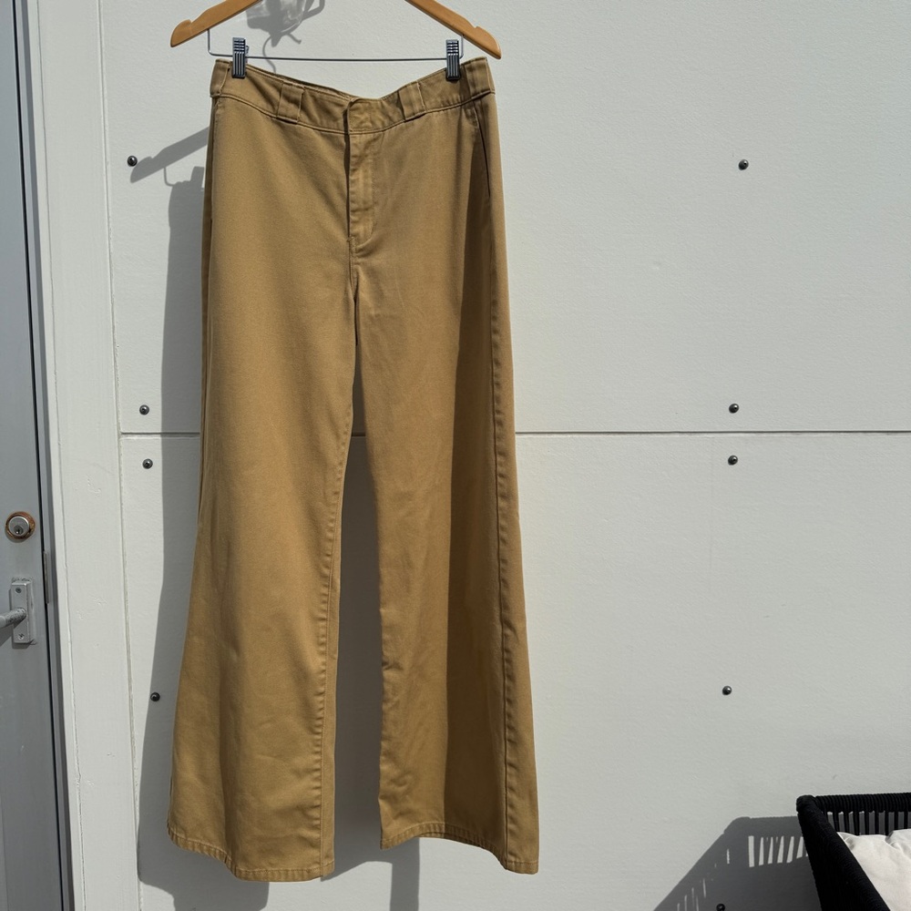 Dickies Khaki Wide-leg Women's Pants - Size 29